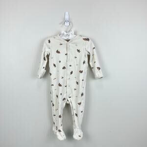 Ralph Lauren Camping Polo Bear Cotton Footed Coverall 9 Months